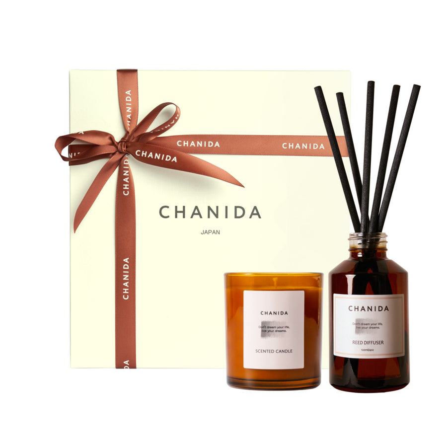 キャンドル・リードディフューザーセット / Scented Candle・Reed Diffuser Set-Gift Set-CHANIDA.ASIA